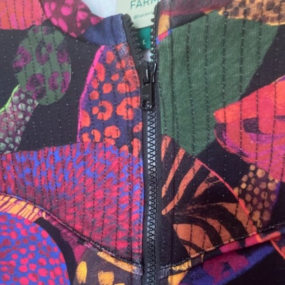 FARM Rio Leopard Mushroom French Terry Jumpsuit - Picture 9 of 15